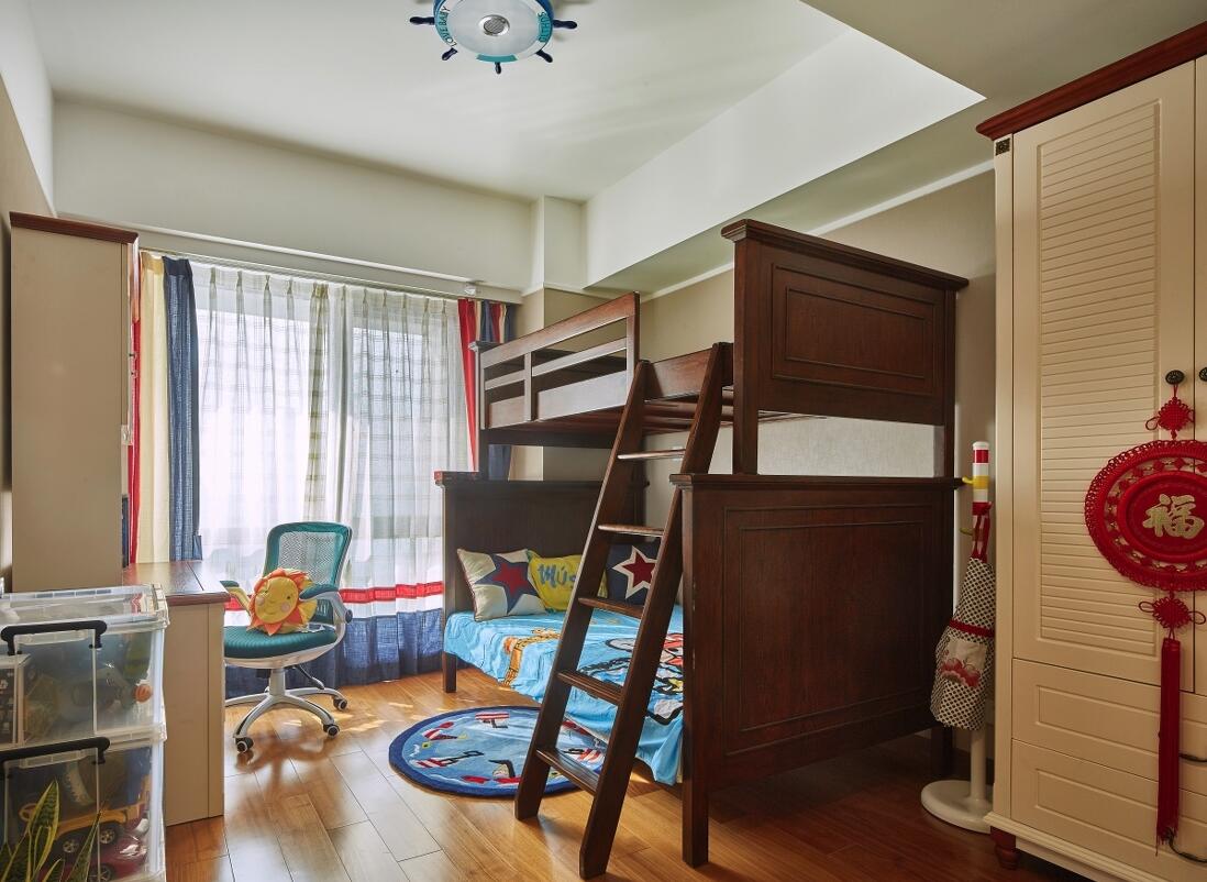 全实木双层床子母床儿童高低床美式上下铺功能包邮安装分体小户型-阿里巴巴