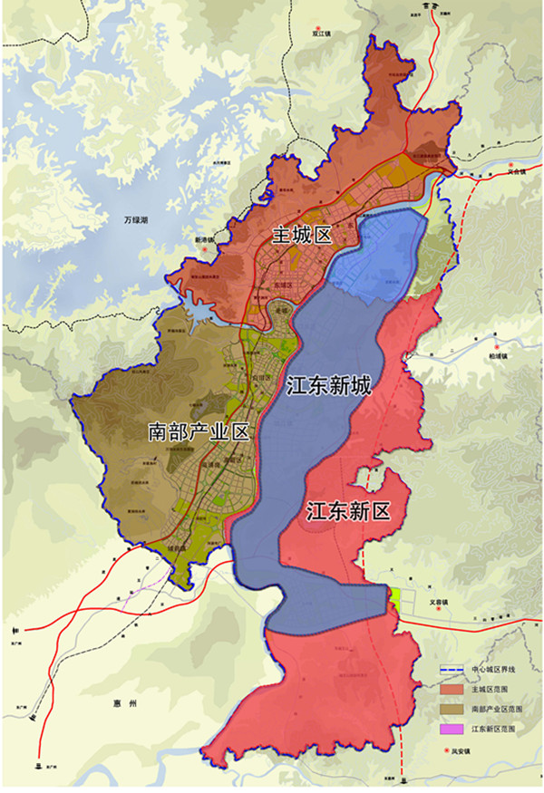 广东省产业园区——河源江东新区产业转移工业园