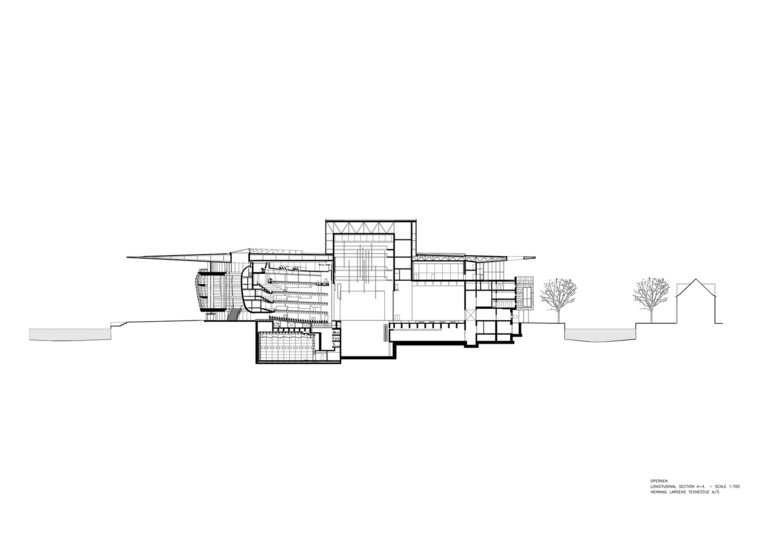丹麦皇家歌剧院平面图剖面图