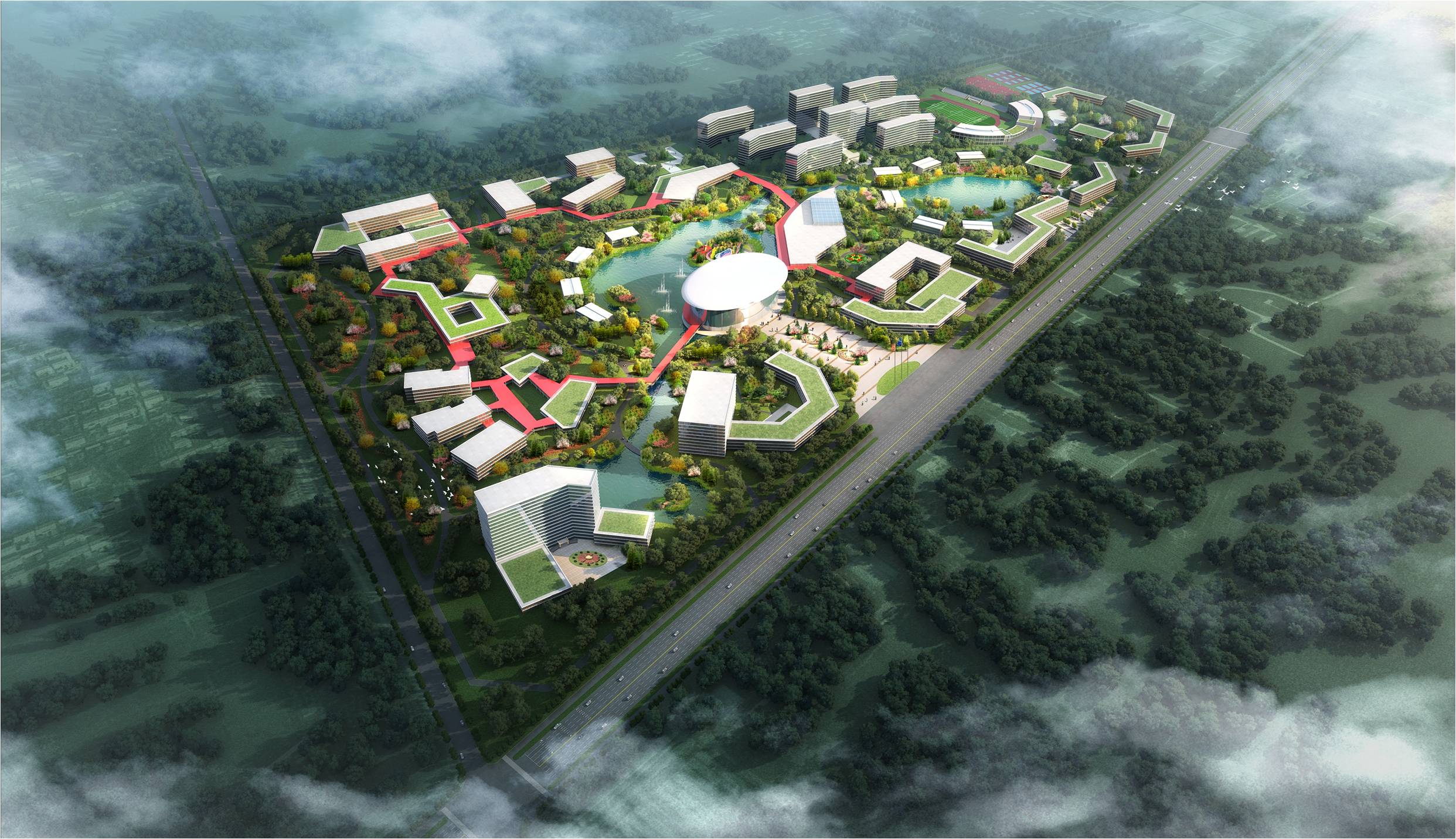 许昌学院产教融合概念规划设计